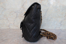 Load image into Gallery viewer, CHANEL Matelasse Chain back pack Lambskin Black/Gold hadware Back pack 700120055
