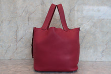 Load image into Gallery viewer, HERMES PICOTIN LOCK GM Clemence leather Ruby □N Engraving Hand bag 700070043
