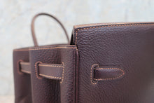 将图片加载到图库查看器，HERMES BIRKIN 40 Buffalo leather Brown □C刻印 Hand bag 600100204
