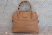 Load image into Gallery viewer, HERMES／BOLIDE 31 Clemence leather Tabac camel □L Engraving Shoulder bag 600070035
