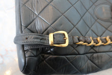 Load image into Gallery viewer, CHANEL Matelasse Chain back pack Lambskin Black/Gold hadware Back pack 700120055
