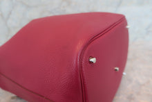将图片加载到图库查看器，HERMES PICOTIN LOCK GM Clemence leather Ruby □N刻印 Hand bag 700070043
