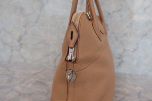 HERMES／BOLIDE 31 Clemence leather Tabac camel □L刻印 Shoulder bag 600070035