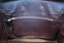 将图片加载到图库查看器，HERMES BIRKIN 40 Buffalo leather Brown □C刻印 Hand bag 600100204
