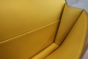 HERMES／エルメス コンスタンス3 ミニ ヴォーエプソン ライム D刻印 ショルダーバッグ 700050263