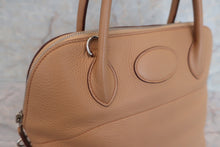 将图片加载到图库查看器，HERMES／BOLIDE 31 Clemence leather Tabac camel □L刻印 Shoulder bag 600070035
