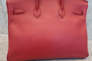 HERMES／エルメス バーキン35 クシュベル ルージュヴィフ 〇Z刻印 ハンドバッグ 700070187