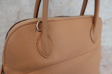 将图片加载到图库查看器，HERMES／BOLIDE 31 Clemence leather Tabac camel □L刻印 Shoulder bag 600070035
