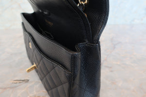 CHANEL/シャネル マトラッセＷフラップＷチェーンショルダーバッグ キャビアスキン ブラック/ゴールド金具 ショルダーバッグ 700080073