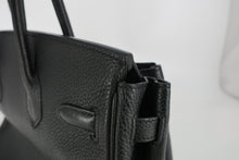 將圖片載入圖庫檢視器 HERMES／エルメス バーキン30 トゴ ブラック □K刻印 ハンドバッグ 800100057
