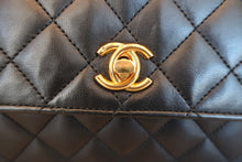 画像をギャラリービューアに読み込む, CHANEL/シャネル ミニマトラッセチェーンショルダーバッグ ラムスキン ブラック/ゴールド金具 ショルダーバッグ 800010070
