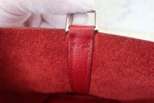 将图片加载到图库查看器，HERMES PICOTIN LOCK PM Clemence leather Rouge garance □I刻印 Hand bag 500080077

