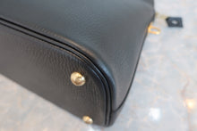 将图片加载到图库查看器，HERMES BOLIDE 35 Ardennes leather Black □B刻印 Shoulder bag 600080141
