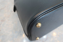 Load image into Gallery viewer, HERMES BOLIDE 35 Ardennes leather Black □B Engraving Shoulder bag 600080141
