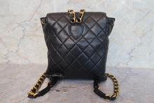 画像をギャラリービューアに読み込む, CHANEL/シャネル マトラッセチェーンリュック ラムスキン ブラック/ゴールド金具 リュック 700120029
