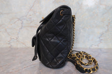 画像をギャラリービューアに読み込む, CHANEL/シャネル マトラッセチェーンリュック ラムスキン ブラック/ゴールド金具 リュック 700120029
