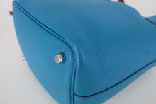 將圖片載入圖庫檢視器 HERMES／エルメス ピコタンロックエクラＰＭ トリヨンクレマンス/ヴォースイフト ブルーフリーダ/ローズメキシコ Y刻印 ハンドバッグ 800090219
