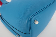 將圖片載入圖庫檢視器 HERMES／エルメス ピコタンロックエクラＰＭ トリヨンクレマンス/ヴォースイフト ブルーフリーダ/ローズメキシコ Y刻印 ハンドバッグ 800090219
