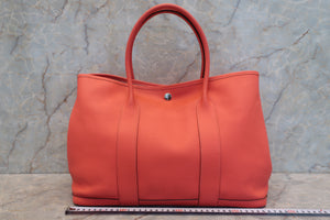 HERMES／エルメス ガーデンパーティPM ヴォーエプソン ローズジャイプール A刻印 トートバッグ 700090170