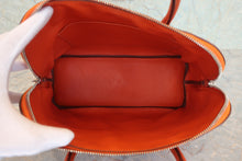 將圖片載入圖庫檢視器 HERMES／エルメス ボリード1923 シェーブル オレンジ □M刻印 ハンドバッグ 800080071
