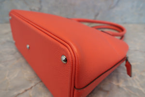 HERMES／エルメス ボリード27 ヴォーエプソン ローズジャイプール X刻印 ショルダーバッグ 700060012