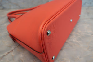 HERMES／エルメス ボリード27 ヴォーエプソン ローズジャイプール X刻印 ショルダーバッグ 700060012