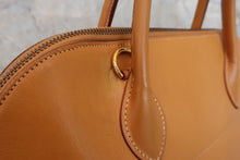 Load image into Gallery viewer, HERMES BOLIDE 35 Box carf leather Natural sable 〇X Engraving Shoulder bag 800050068
