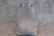 将图片加载到图库查看器，HERMES GARDEN PARTY TPM Negonda leather Pearl gray □Q刻印 Tote bag 600090220
