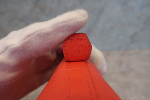 HERMES／エルメス ボリード27 ヴォーエプソン ローズジャイプール X刻印 ショルダーバッグ 700060012