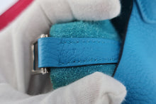 將圖片載入圖庫檢視器 HERMES／エルメス ピコタンロックエクラＰＭ トリヨンクレマンス/ヴォースイフト ブルーフリーダ/ローズメキシコ Y刻印 ハンドバッグ 800090219
