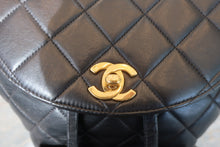 画像をギャラリービューアに読み込む, CHANEL/シャネル マトラッセチェーンリュック ラムスキン ブラック/ゴールド金具 リュック 700120029
