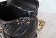 画像をギャラリービューアに読み込む, CHANEL/シャネル マトラッセチェーンリュック ラムスキン ブラック/ゴールド金具 リュック 700120029
