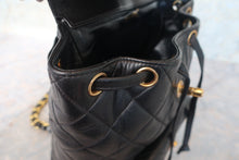 画像をギャラリービューアに読み込む, CHANEL/シャネル マトラッセチェーンリュック ラムスキン ブラック/ゴールド金具 リュック 700120029
