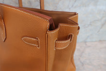 将图片加载到图库查看器，HERMES BIRKIN 40 Ardennes leather Natural □B刻印 Hand bag 600080136
