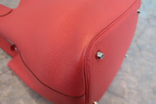 将图片加载到图库查看器，HERMES PICOTIN LOCK MM Clemence leather Bougainvillier □N刻印 Hand bag 600120027
