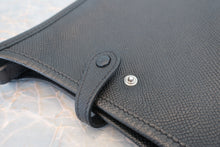 Load image into Gallery viewer, HERMES  EVELYNE TPM Epsom leather Black A Engraving Shoulder bag 800080040
