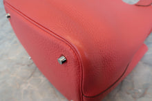 将图片加载到图库查看器，HERMES PICOTIN LOCK MM Clemence leather Bougainvillier □N刻印 Hand bag 600120027
