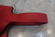 将图片加载到图库查看器，HERMES PICOTIN LOCK PM Clemence leather Rouge casaque T刻印 Hand bag 700050215
