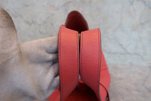 将图片加载到图库查看器，HERMES PICOTIN LOCK MM Clemence leather Bougainvillier □N刻印 Hand bag 600120027
