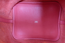 将图片加载到图库查看器，HERMES PICOTIN LOCK MM Clemence leather Bougainvillier □N刻印 Hand bag 600120027
