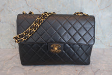 將圖片載入圖庫檢視器 CHANEL/シャネル 中マトラッセシングルフラップWチェーンショルダーバッグ ラムスキン ブラック/ゴールド金具 ショルダーバッグ 800020182
