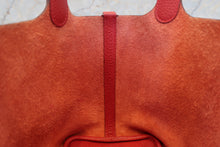 将图片加载到图库查看器，HERMES PICOTIN LOCK PM Clemence leather Rouge casaque T刻印 Hand bag 700050215
