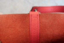 将图片加载到图库查看器，HERMES PICOTIN LOCK MM Clemence leather Bougainvillier □N刻印 Hand bag 600120027
