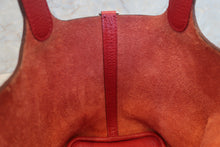 将图片加载到图库查看器，HERMES PICOTIN LOCK PM Clemence leather Rouge casaque T刻印 Hand bag 700050215
