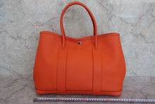 Load image into Gallery viewer, HERMES  GARDEN PARTY PM Negonda leather Capucine □R Engraving Tote bag 800050106

