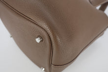 将图片加载到图库查看器，HERMES PICOTIN LOCK MM Clemence leather Etoupe gray Y刻印 Hand bag 800100025
