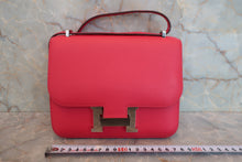 Load image into Gallery viewer, HERMES CONSTANCE3 MINI Swift leather Rose extreme C Engraving Shoulder bag 700020184

