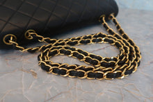 將圖片載入圖庫檢視器 CHANEL/シャネル 中マトラッセシングルフラップWチェーンショルダーバッグ ラムスキン ブラック/ゴールド金具 ショルダーバッグ 800020182
