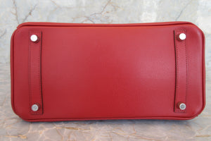 HERMES／エルメス バーキン30 ヴォーエプソン ルージュガランス □J刻印 ハンドバッグ 700060206