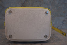 将图片加载到图库查看器，HERMES PICOTIN LOCK PM Clemence leather Lime/Nata Y刻印 Hand bag 700050222
